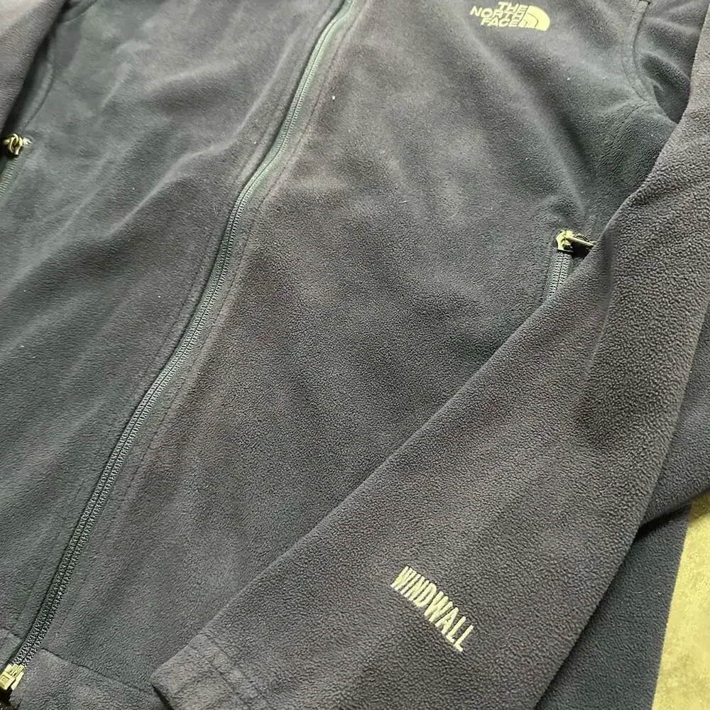 The North Face Windstopper Fleece Full Zip Jacket Mens Navy Blue